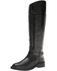 Vince Camuto Kestala Riding Boot in Black | Lyst