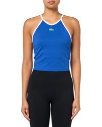 Lacoste - X Bandier All Motion Colorblock Tank - Lyst