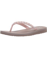 womens flip flops skechers