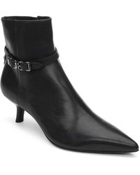 Ash - Britney Stylish Leather Ankle Boots With Chunky Heel & Side Zip Closure For Casual & Formal Wear - Lyst