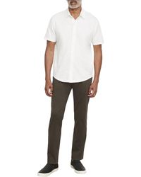 Vince - S Heavy Slub S/s Button Down Shirt - Lyst