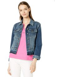 vince camuto white denim jacket