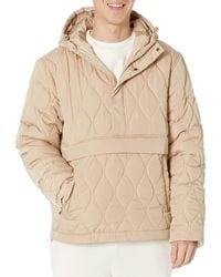 Amazon Essentials - Anorak Hooded Quarter-zip Puffer Coat - Lyst