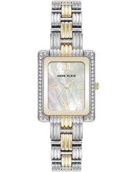 Anne Klein - Premium Crystal Accented Bracelet Watch - Lyst