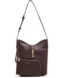 Anne Klein - Sculpted Plaque Hobo - Lyst