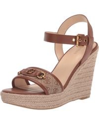 Guess - Hisley Espadrille Logo Wedges - Lyst