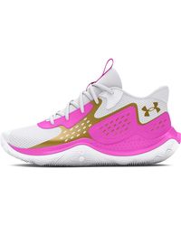Under Armour - Scarpe Da Basket Jet '23 Vivid Metallico Oro - Lyst