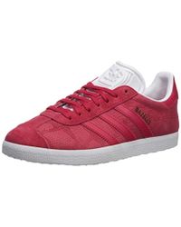 adidas gazelle dark red