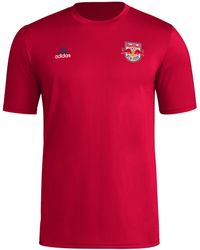 adidas - New York Red Bulls Local Stoic Short Sleeve Pre-game T-shirt - Lyst