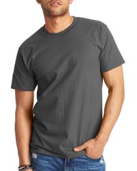 Hanes - Beefy Heavyweight Short Sleeve T-shirt - Lyst