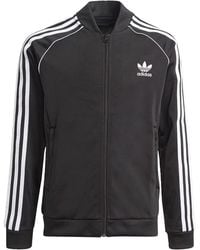 adidas Originals - ,unisex-youth,sst Track Top,black/white,x-large - Lyst
