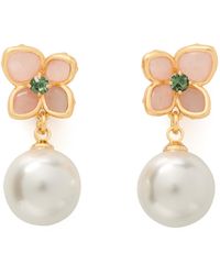 Kate Spade - Pastel Petals Drop Earrings - Lyst