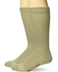 Wrangler Non-binding Ultra-dri Smooth Toe Boot Crew Socks 2 Pair Pack - Multicolor