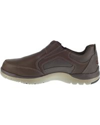 Rockport - Mens Kingstin Work Safety Toe Slip-on Oxford Industrial And Construction Shoes - Lyst