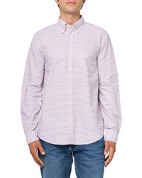 Brooks Brothers - Friday Oxford Long Sleeve Pattern Sport Shirt - Lyst