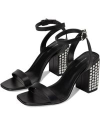 Michael Kors - Merriam Block Heel Sandals, Leather/Rubber - Lyst