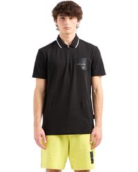 Emporio Armani - A | X Armani Exchange Limited Edition Armani Exchange X Mix Mag Regular Fit Logo Patch Polo - Lyst