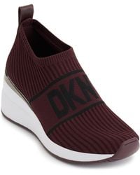 DKNY - Athletic Everyday Phebe-slip On Wedge Sneaker - Lyst