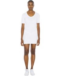 american apparel white dress