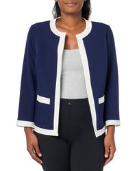 Kasper - Petite Framed Jacket With Patch Pockets - Lyst