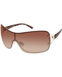 Vince Camuto - Vc1000 Chic Vented Metal 100% Uv Protective Rectangular Shield Sunglasses. Luxe Gifts For Her - Lyst