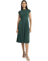 Maggy London - Elegant Midi A-line Cap Sleeve Pleated Skirt-versatile Cocktail Wedding Guest Dress - Lyst