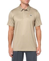 Lacoste - S Anti-uv Printed Golf Polo Shirt - Lyst