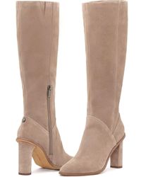 vince camuto kervana embossed knee high leather boot