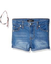 dkny denim shorts