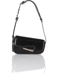 Steve Madden - Carrie Patent Asymmetrical Flap Shoulder Bag - Lyst