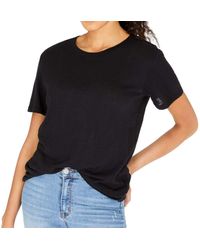 Splendid - Womens Crewneck Short Sleeve Tee T-shirt Shirt - Lyst