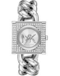 Michael Kors - Mk4718 - Mk Chain Lock Three-hand - Lyst