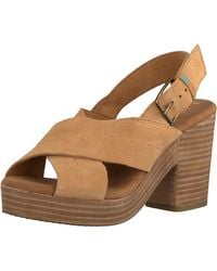 TOMS Wedge sandals - Up to 54% at Lyst.com