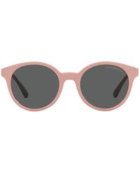 Emporio Armani - Ea4185 Round Sunglasses - Lyst