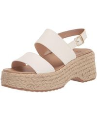 Dr. Scholls - Shoes S Delaney Espadrille Wedge Sandal White Smooth 11 M - Lyst
