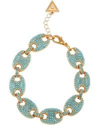 Guess - Bracelet à maillons dorés - Lyst