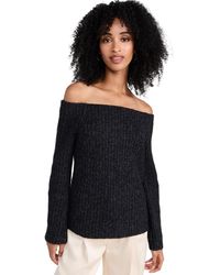 Vince - S Marl Off Shoulder Sweater - Lyst