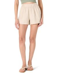 The Drop - 's Essie Linen Pull On Mini Short - Lyst