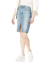 AG Jeans - The Emery Skirt (18 Years Blue Fawn) Skirt - Lyst
