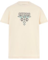 Guess - Eco Short Sleeve Triangle Tee - Lyst