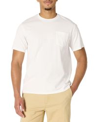 Amazon Essentials - Relaxed-fit Heavyweight Cotton Pocket T-shirt - Lyst