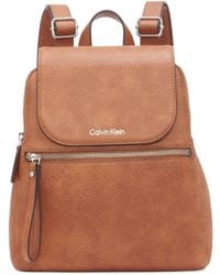 Calvin Klein - Reyna Novelty Key Item Flap Backpack Rucksack - Lyst