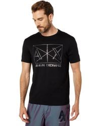 Emporio Armani - A | X Armani Exchange Lines Logo Slim Fit T-shirt - Lyst