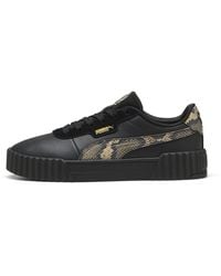 PUMA - Carina 3.0 Sneaker Black Gold - Lyst