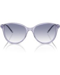 Emporio Armani - Ea4220 Cat Eye Sunglasses - Lyst