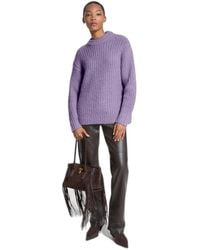 Michael Kors - Alpaca Crew Neck Easy Sweater - Lyst