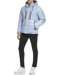 Guess - Mittelschwere Pufferjacke für mit abnehmbarer Kapuze - Lyst