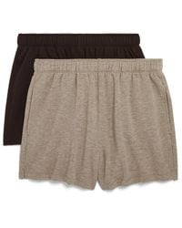 Danskin - 2 Pack Fleece Pull On Shorts - Lyst