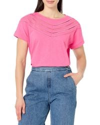 Nautica - Chevron Knit Top Short Sleeve Shirt - Lyst