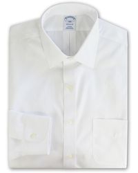 Brooks Brothers - Non-iron Stretch Twill Long Sleeve Check Sport Shirt - Lyst